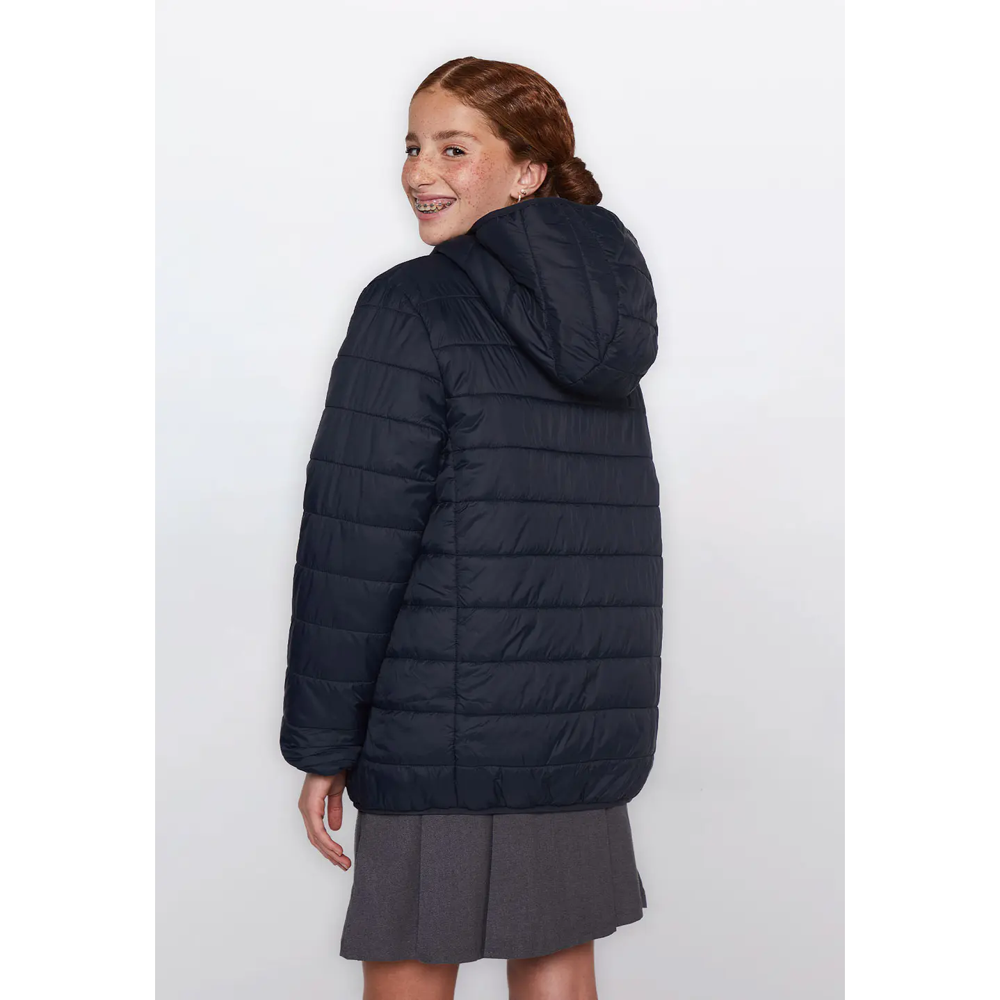 Parka Unisex Peludo Escolar Talla 6 a 16 Familyshop 5