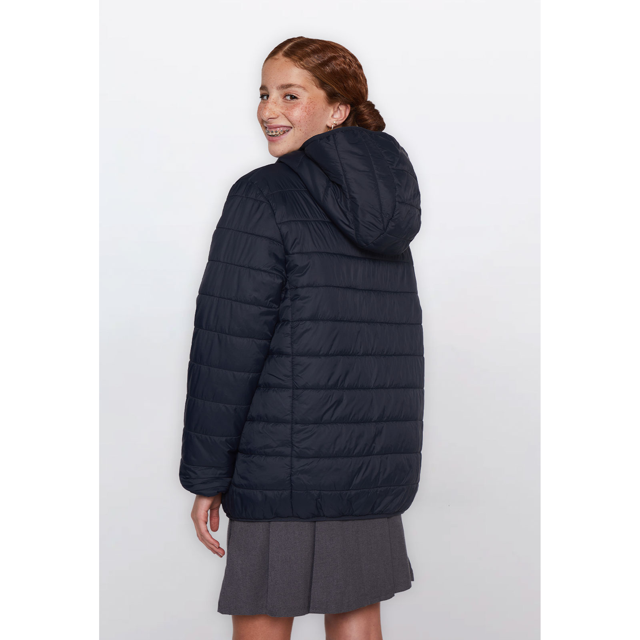 Parka Unisex Infantil Peludo Escolar Familyshop 5