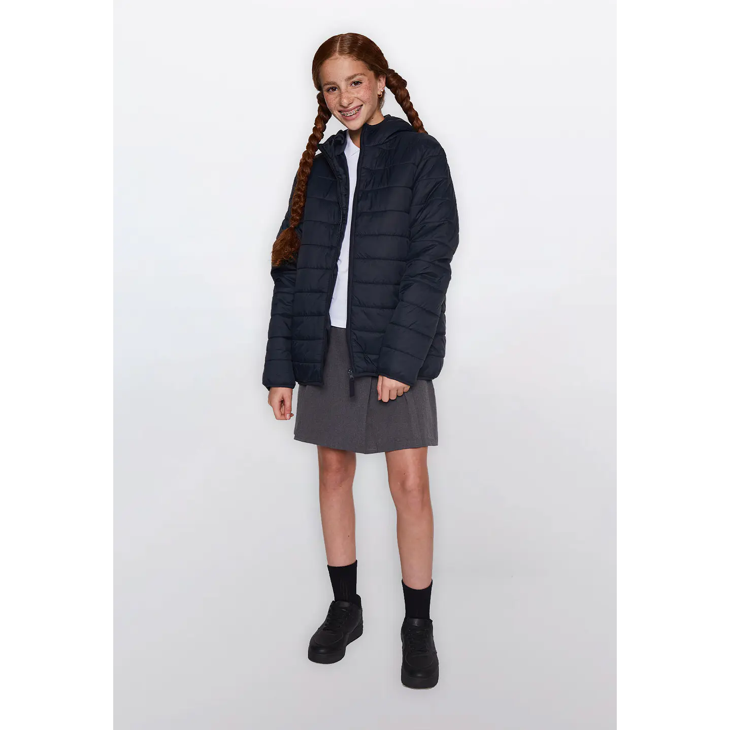 Parka Unisex Peludo Escolar Talla 6 a 16 Familyshop 3