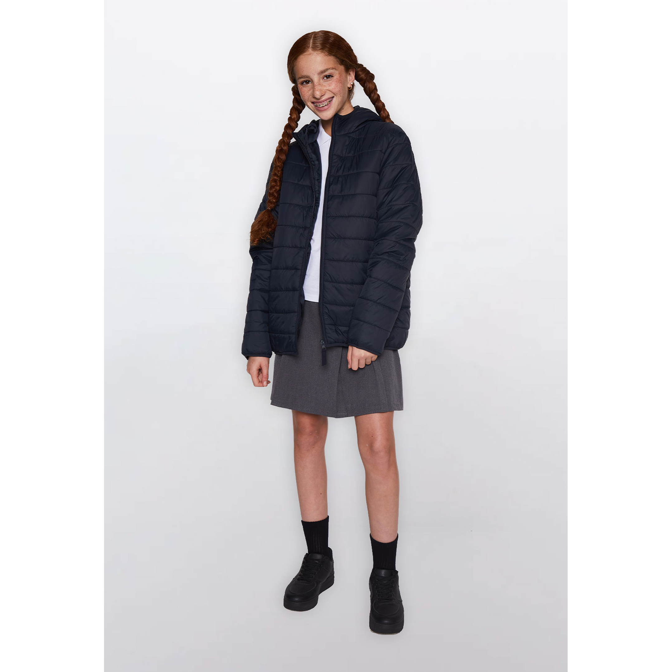 Parka Unisex Infantil Peludo Escolar Familyshop 2