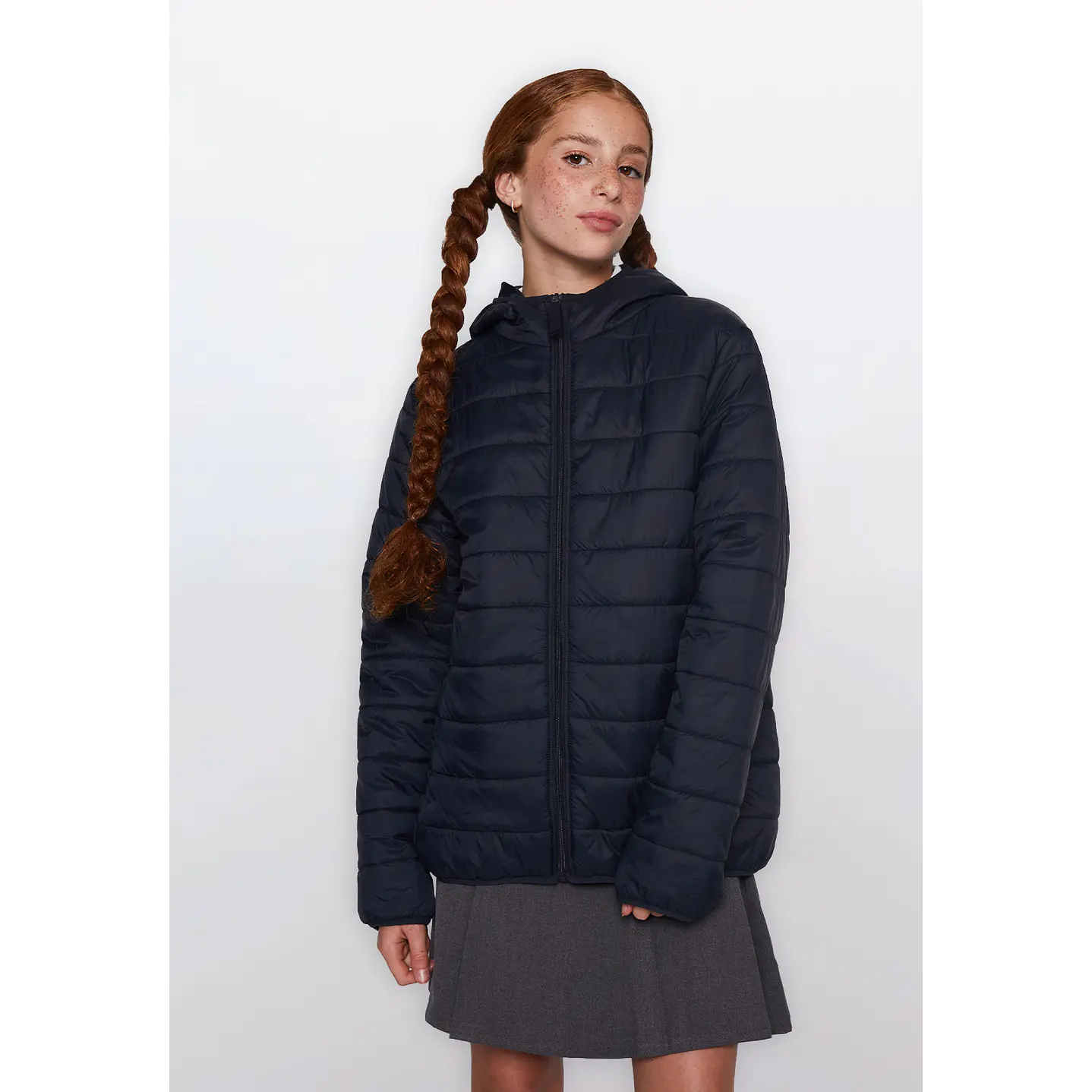 Parka Unisex Peludo Escolar Talla 6 a 16 Familyshop 1