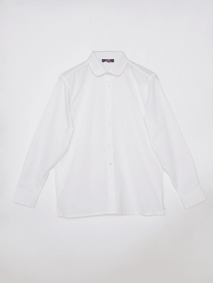 Blusa Blanca Escolar Tallas XS a XL Familyshop