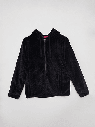 Polerón Mujer Peludo Escolar Azul Familyshop