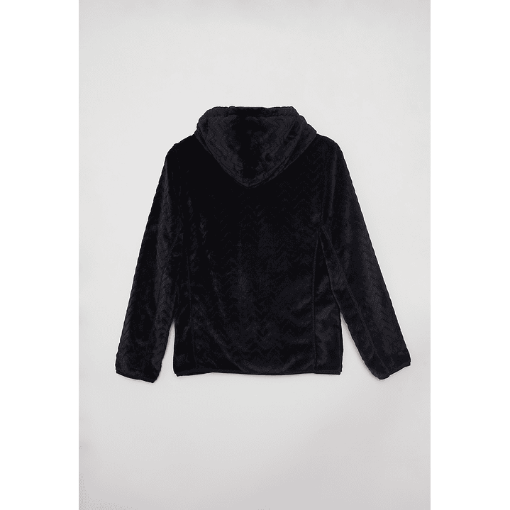 Polerón Mujer Peludo Escolar Azul Familyshop 2