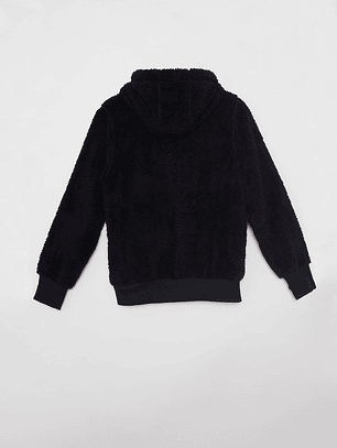 Polerón Niño Peludo Escolar Azul Familyshop