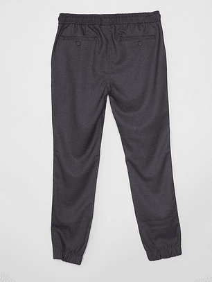 Pantalon Niño Jogger Escolar Gris Familyshop
