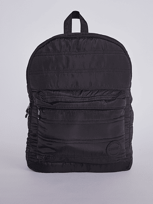Mochila Acolchada Escolar Negro Familyshop
