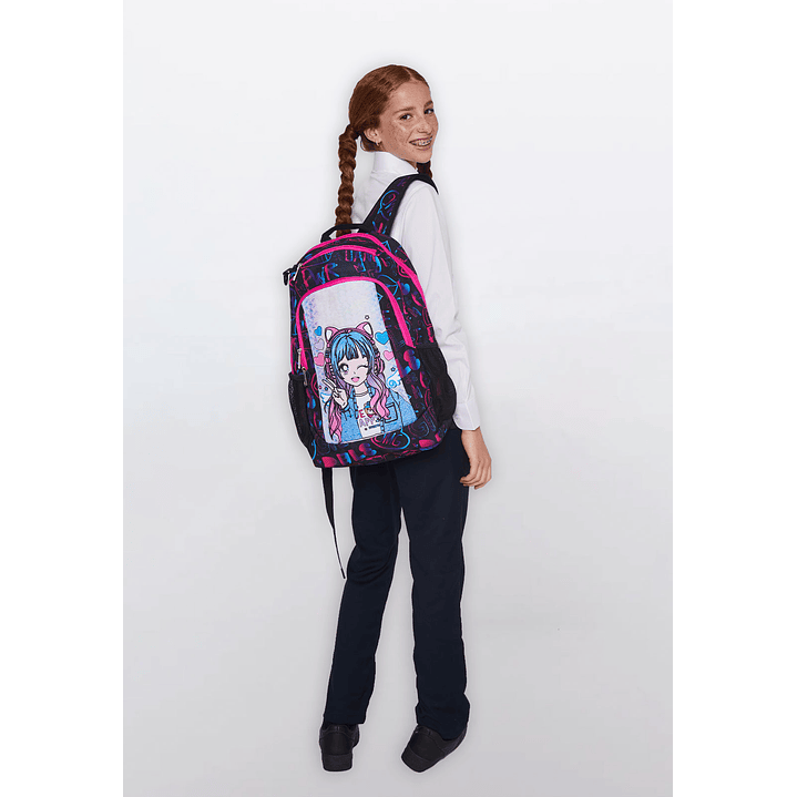 Mochila Diseños Lola Negro Familyshop 1