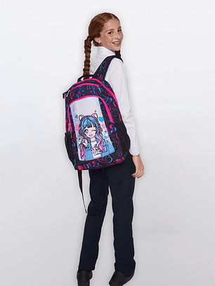 Mochila Kids Anime luces Familyshop
