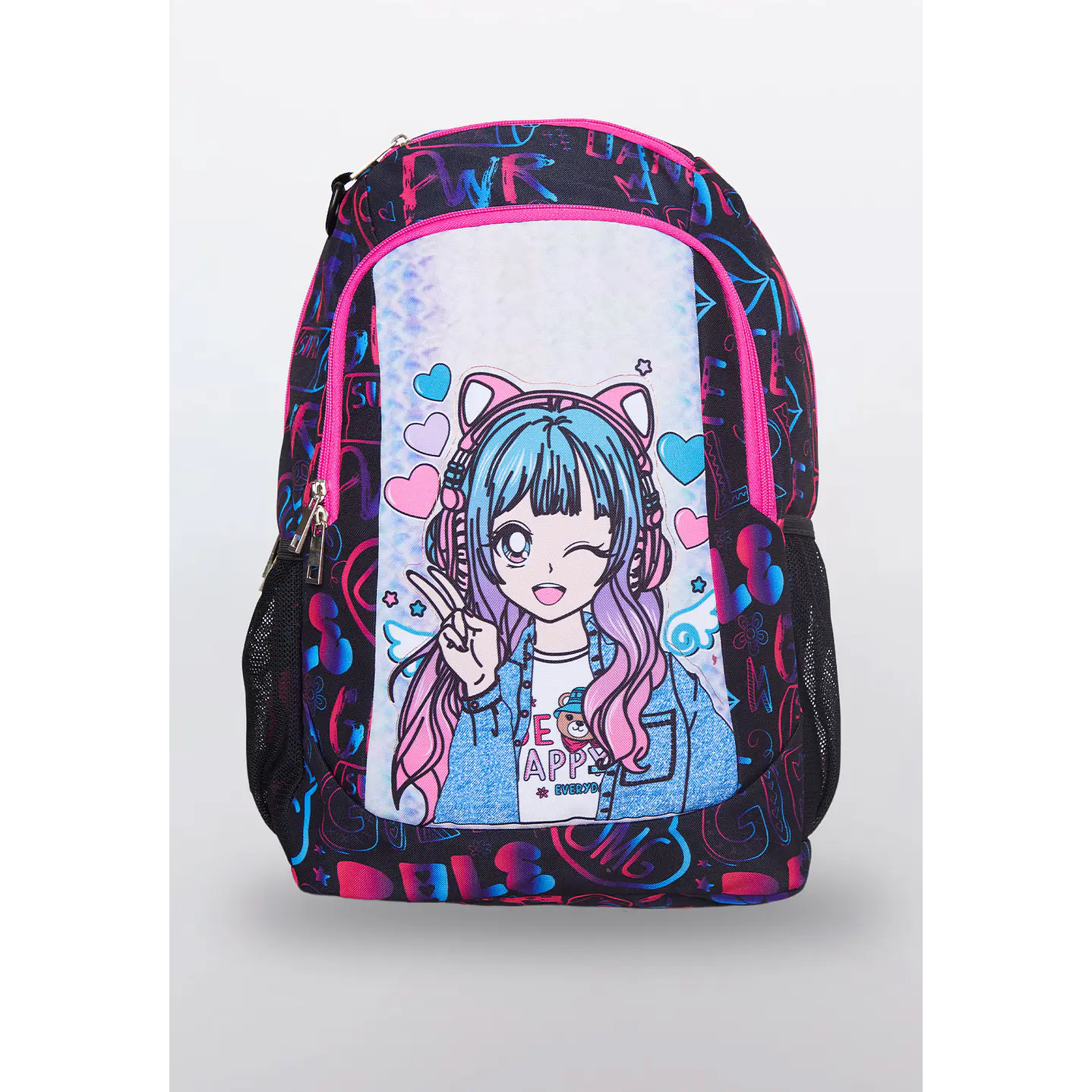 Mochila Kids Anime luces Familyshop 45x30x14 cm 1