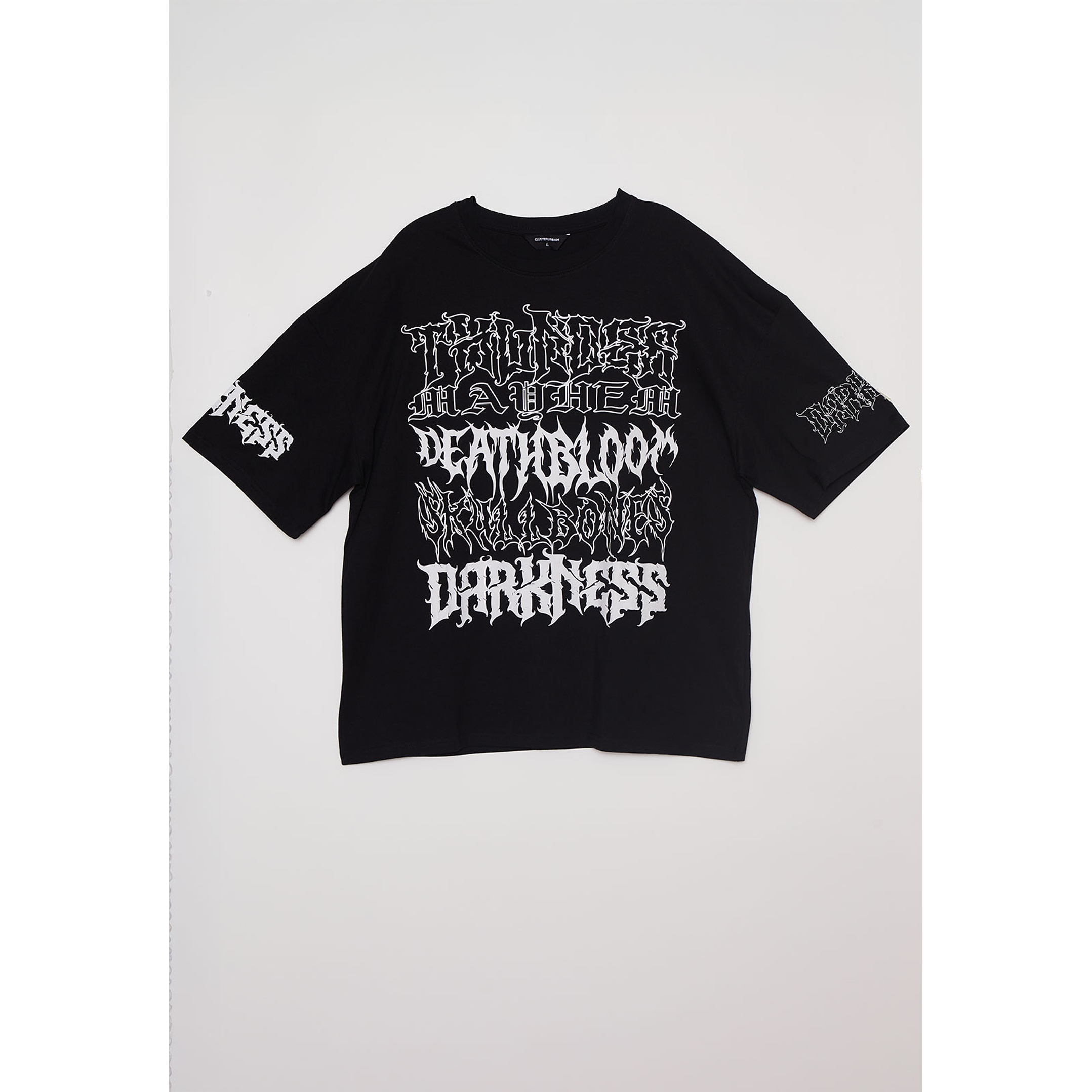 Polera Oversize Death Hombre Negro Familyshop 1