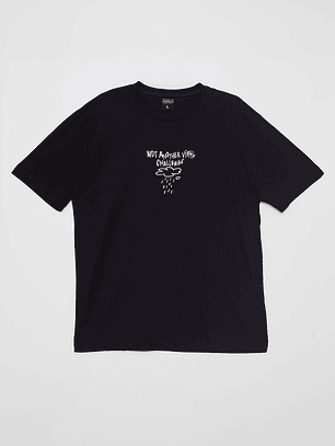 Polera Lluvia Hombre Negro Familyshop