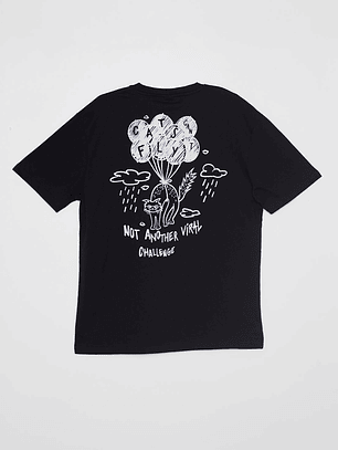 Polera Lluvia Hombre Negro Familyshop