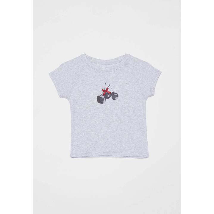Polera Cherry Lola Gris Familyshop 1