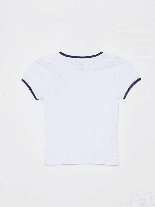 Polera Bordado Lola Blanco Familyshop