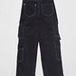 Jeans Cargo Lola Negro Familyshop - Miniatura 2