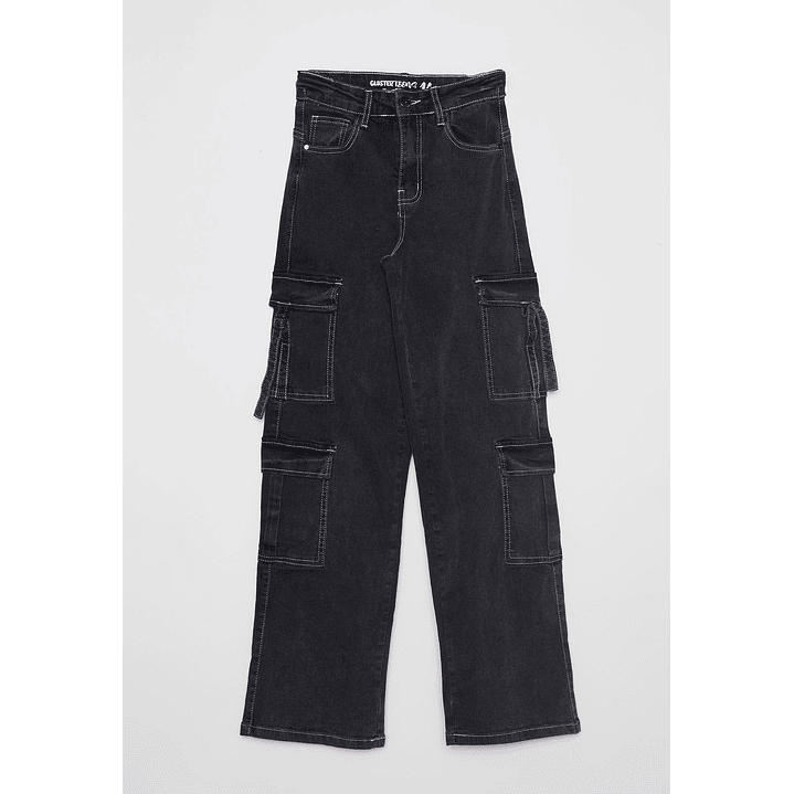 Jeans Cargo Lola Negro Familyshop 1