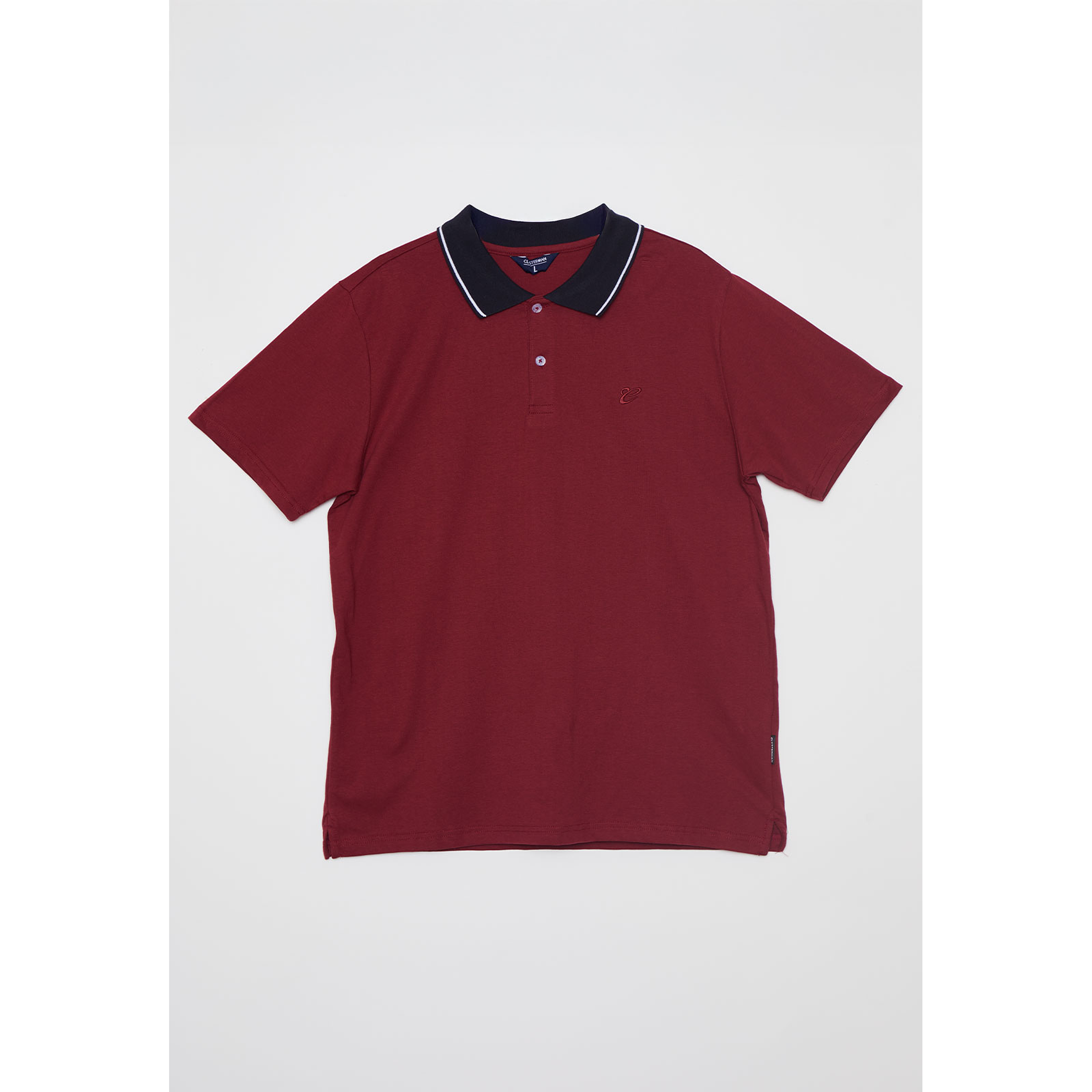 Polera Jersey Hombre Burdeo Familyshop 1