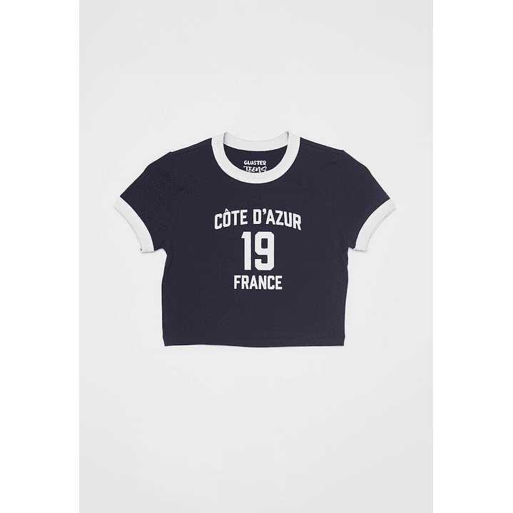 Polera College Lola Azul Familyshop 1