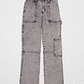 Jeans Wide Leg Lola Gris Familyshop - Miniatura 1