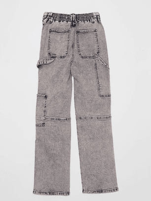 Jeans Wide Leg Lola Gris Familyshop