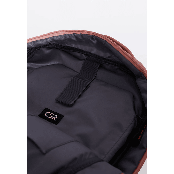 Mochila Lisa Rosada Usb 15 Litros 3