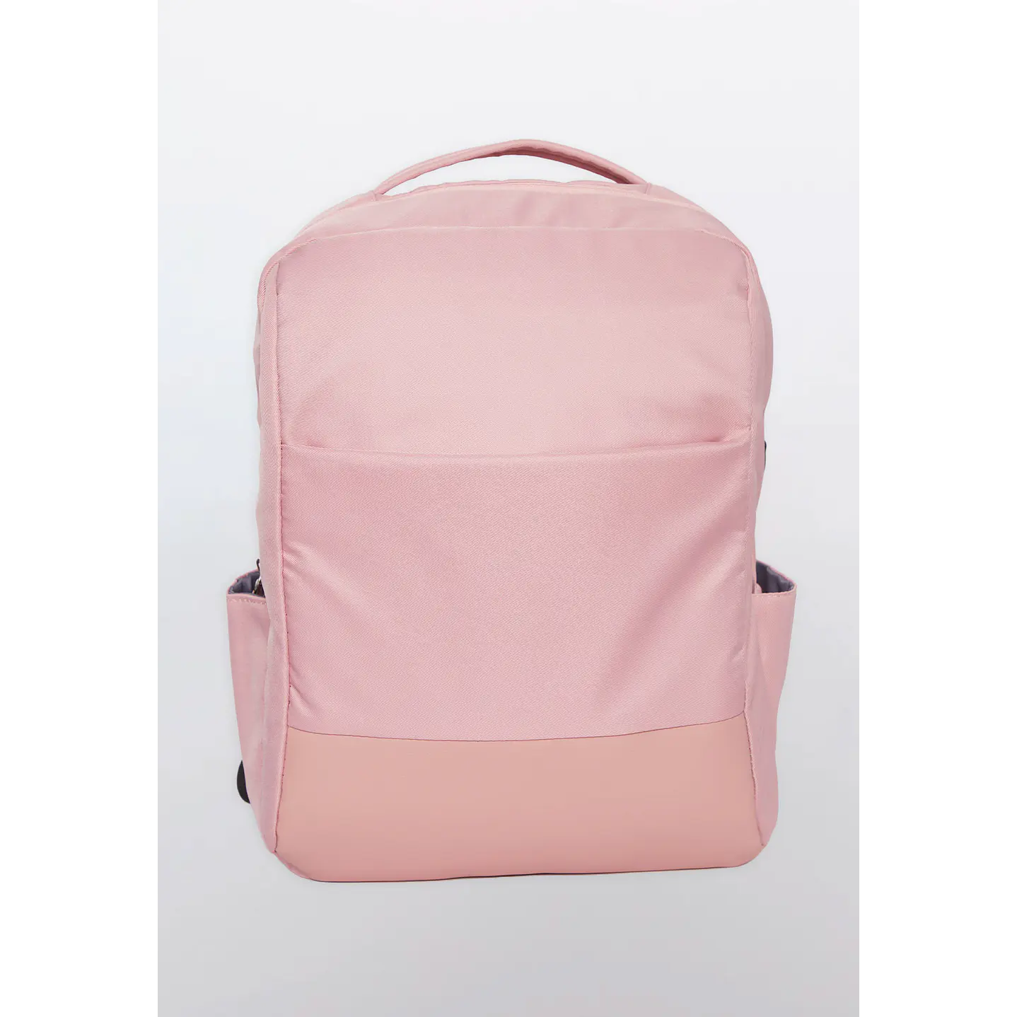 Mochila Lisa Rosada Usb 15 Litros 1