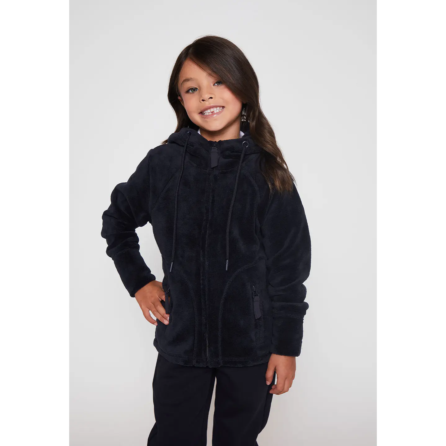 Polerón Niña Peludo Escolar Talla 6 a 16 Familyshop 2
