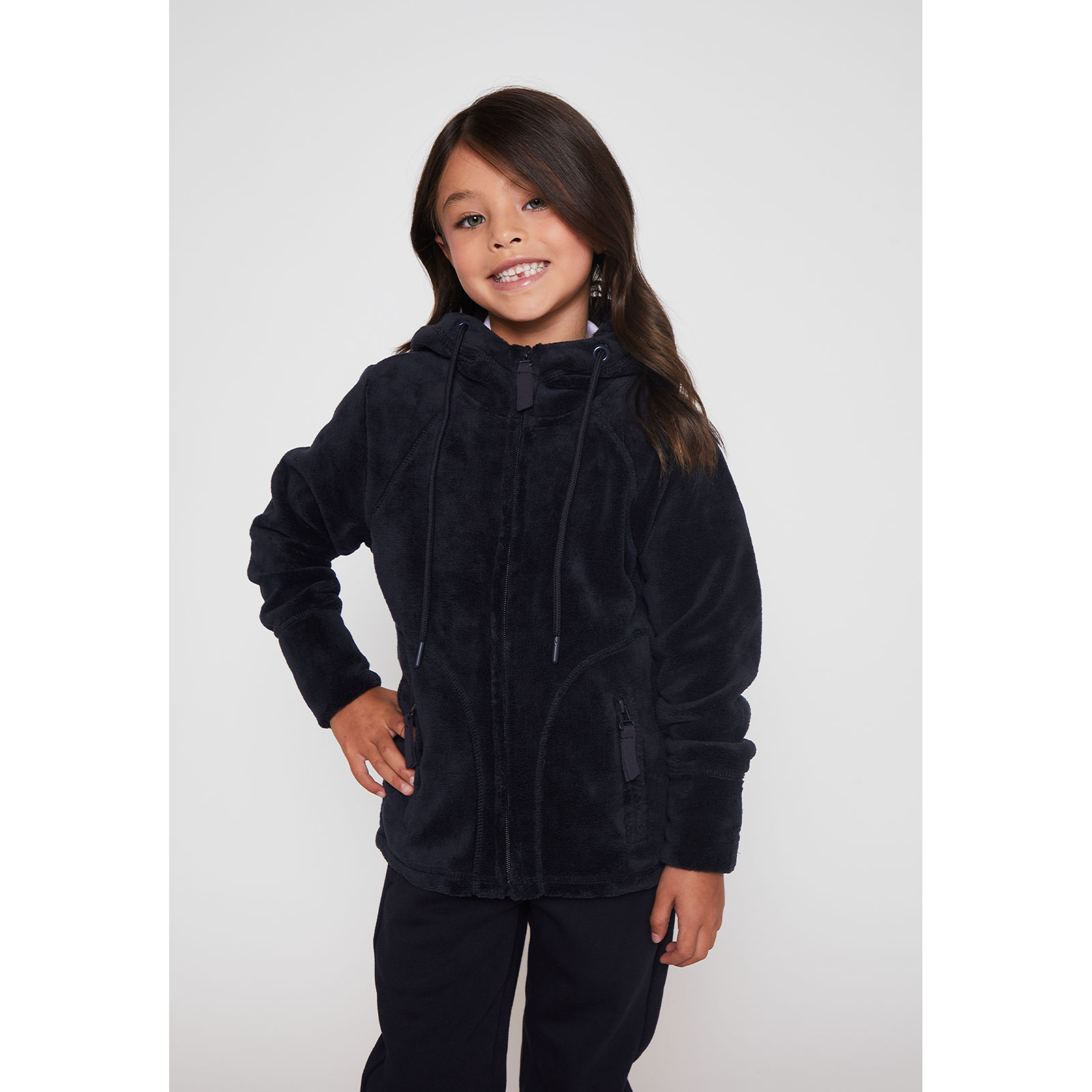 Polerón Niña Peludo Escolar Talla 6 a 16 Familyshop 2