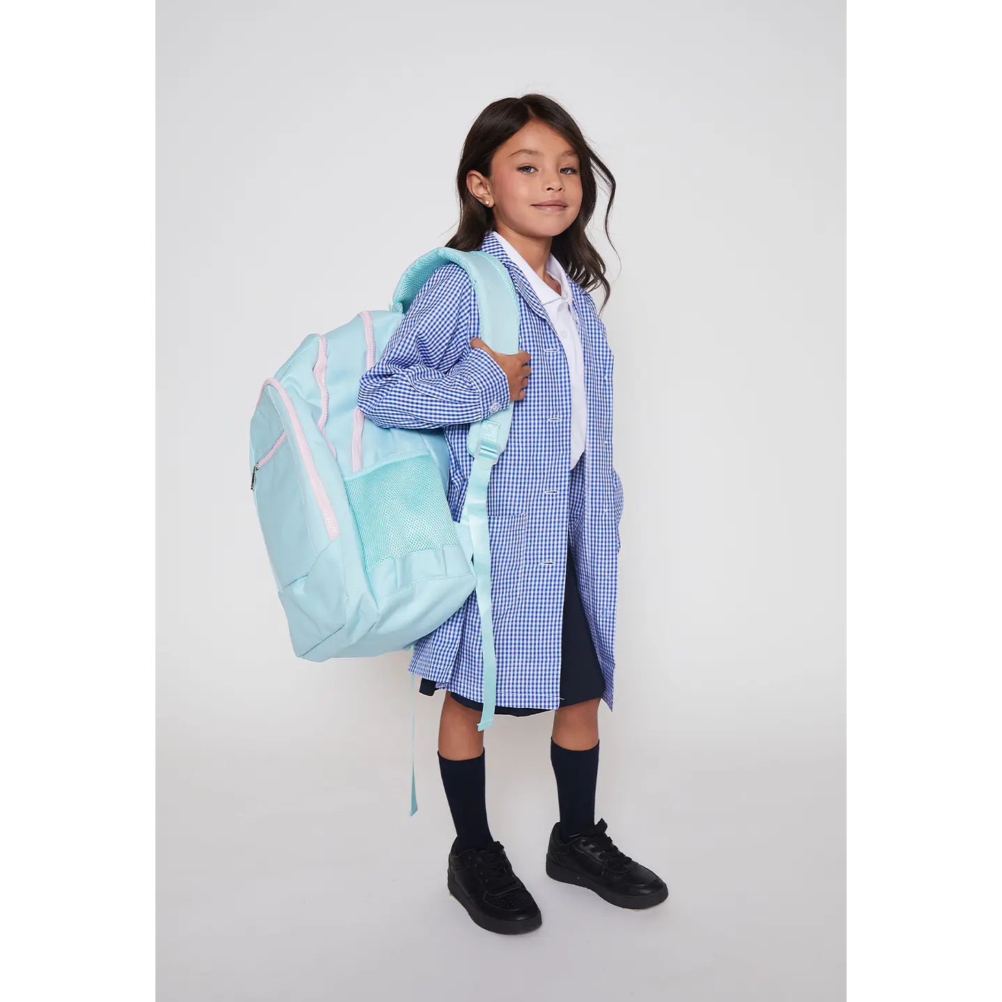 Delantal Niña Cuadrille Escolar Azul FamilyShop 3