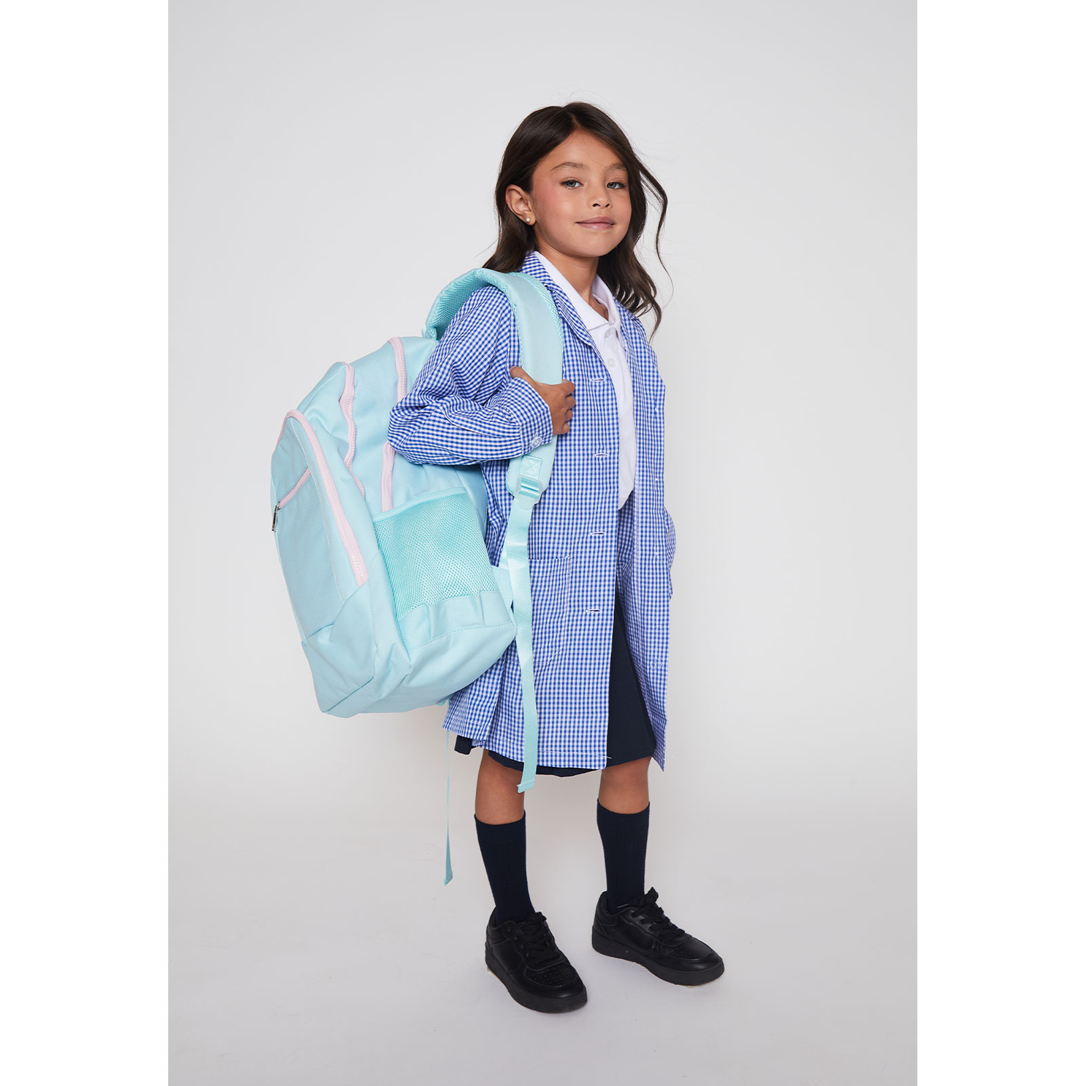 Delantal Niña Cuadrille Escolar Azul FamilyShop 3