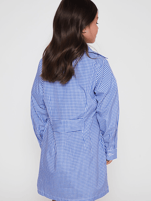 Delantela Niña Cuadrille Escolar Azul  FamilyShop