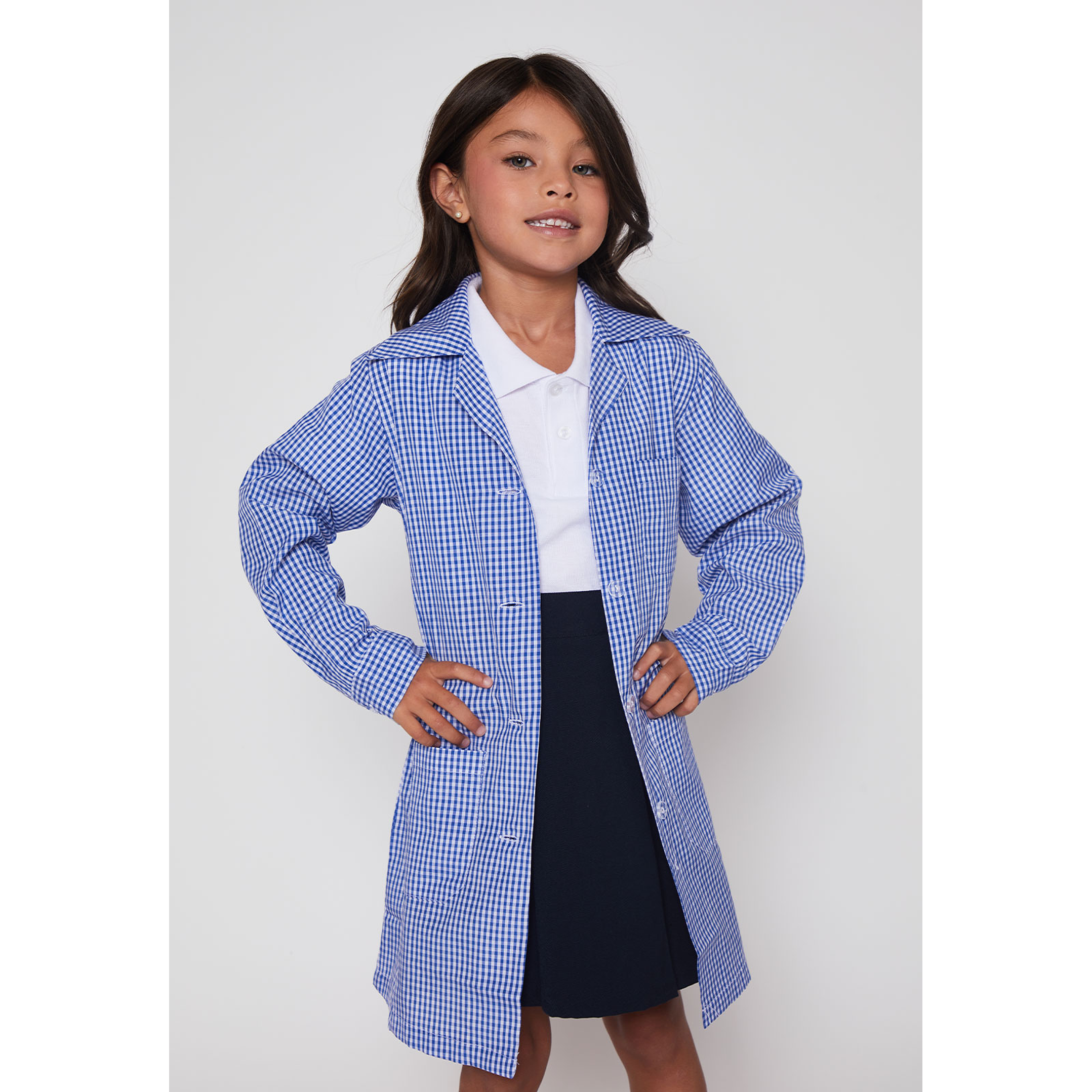 Delantal Niña Cuadrille Escolar Azul FamilyShop 7