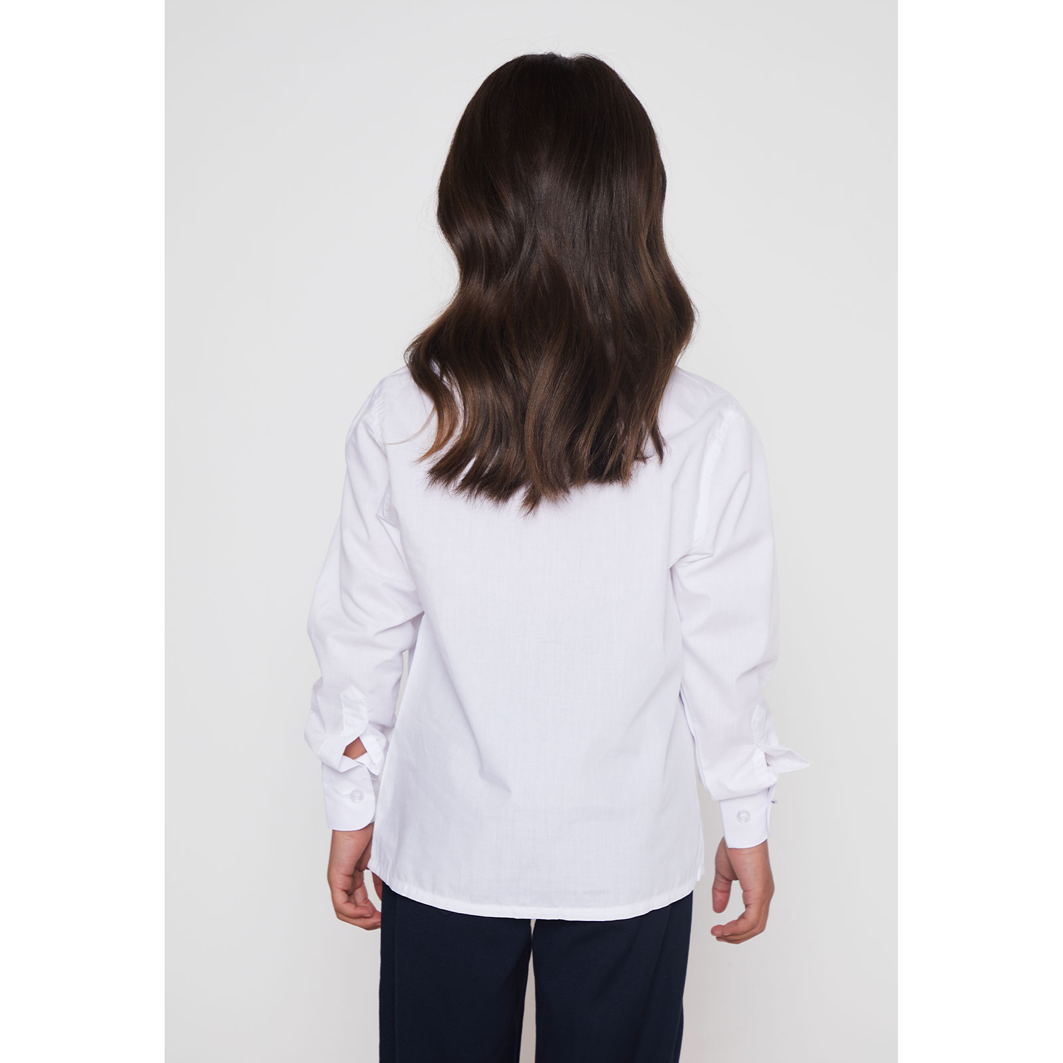 Blusa Escolar Blanca Tallas 6 a 16 Familyshop 6