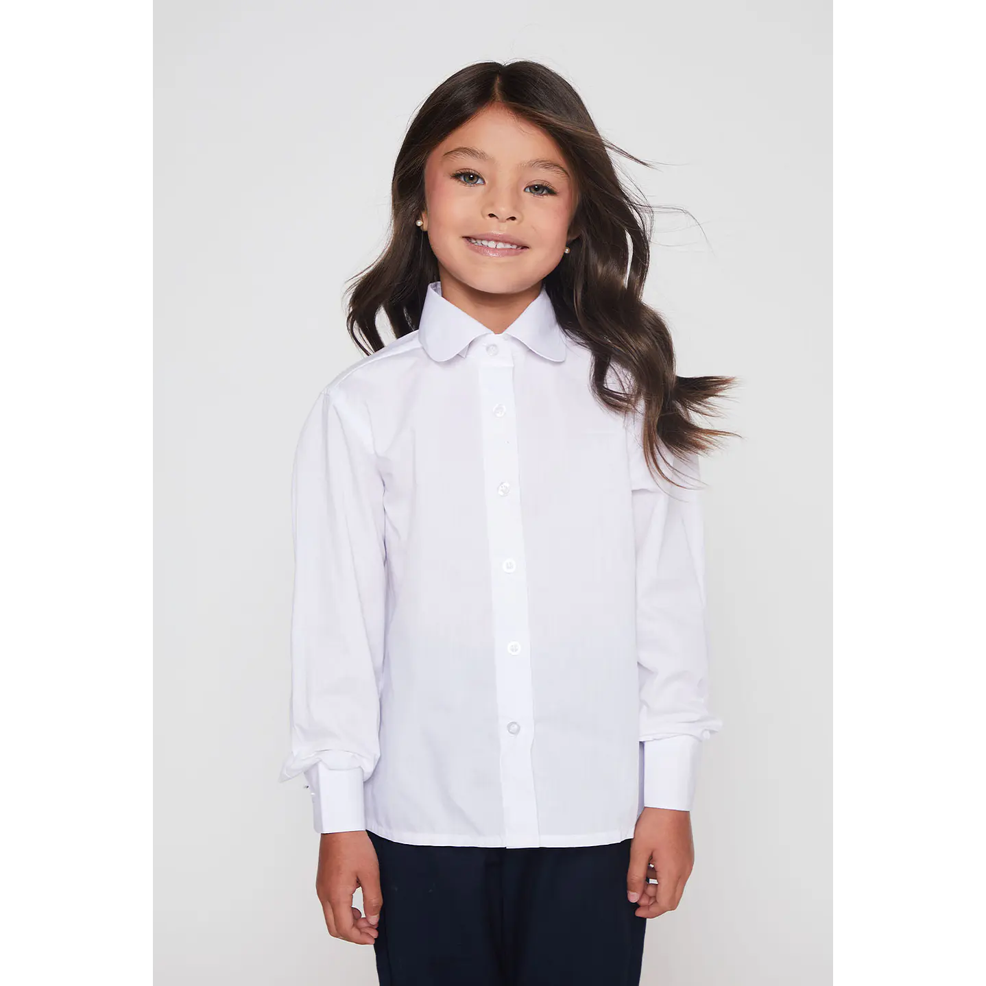 Blusa Escolar Blanca Tallas 6 a 16 Familyshop 1