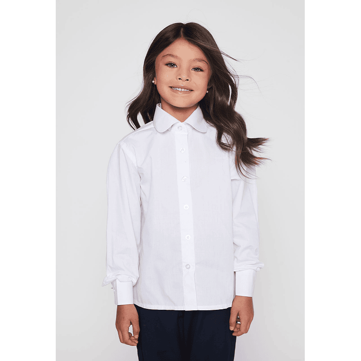 Blusa Escolar Blanca Tallas 6 a 16 Familyshop 1