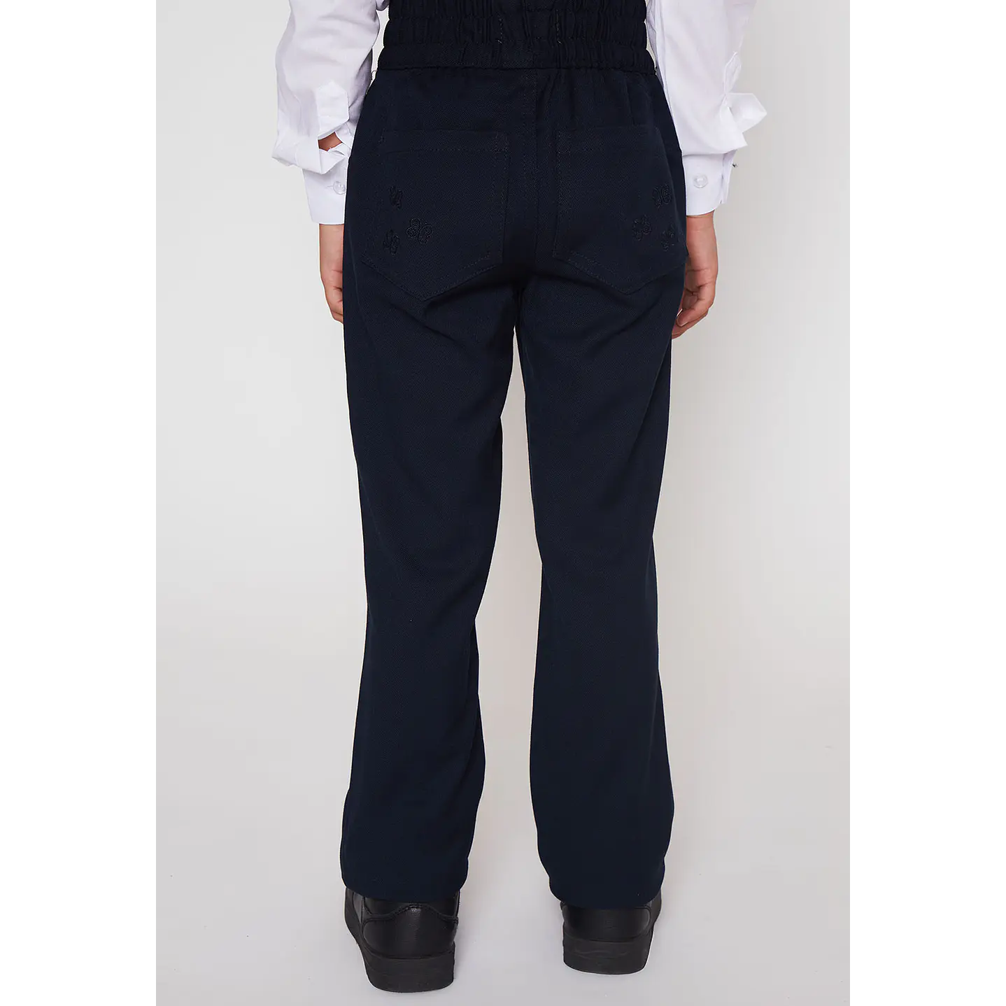 Pantalón Niña Básico Escolar Azul Familyshop 6