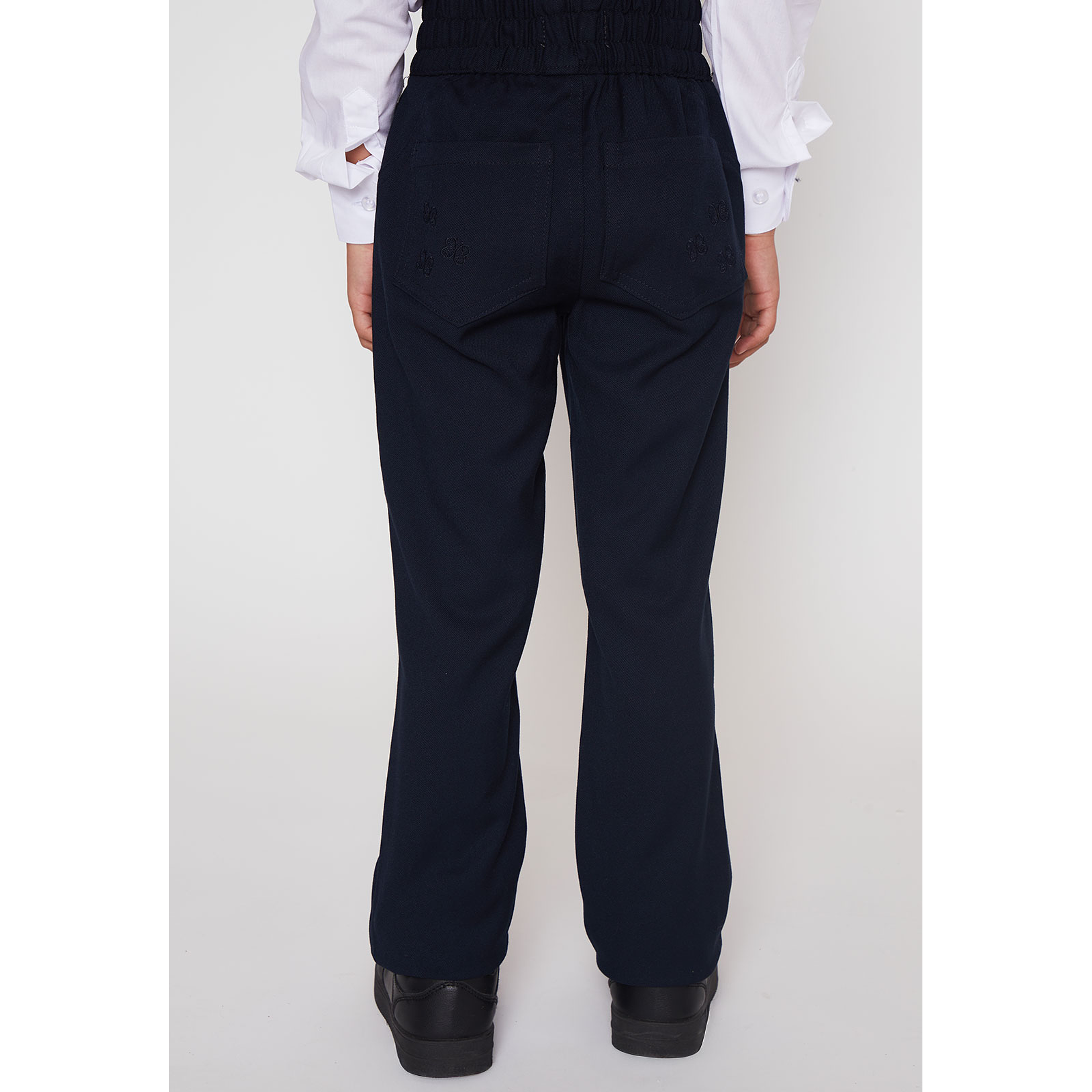 Pantalón Niña Básico Escolar Azul Familyshop 6