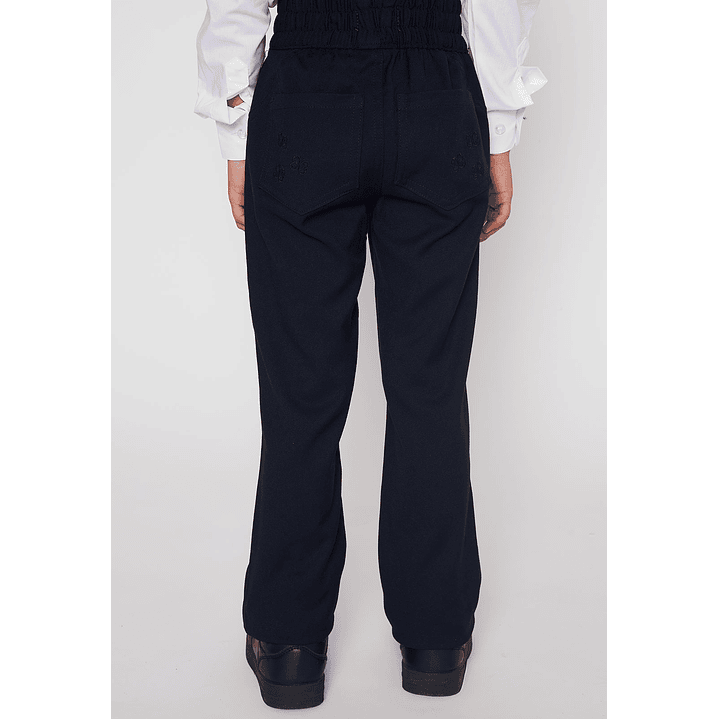 Pantalón Niña Básico Escolar Azul Familyshop 6