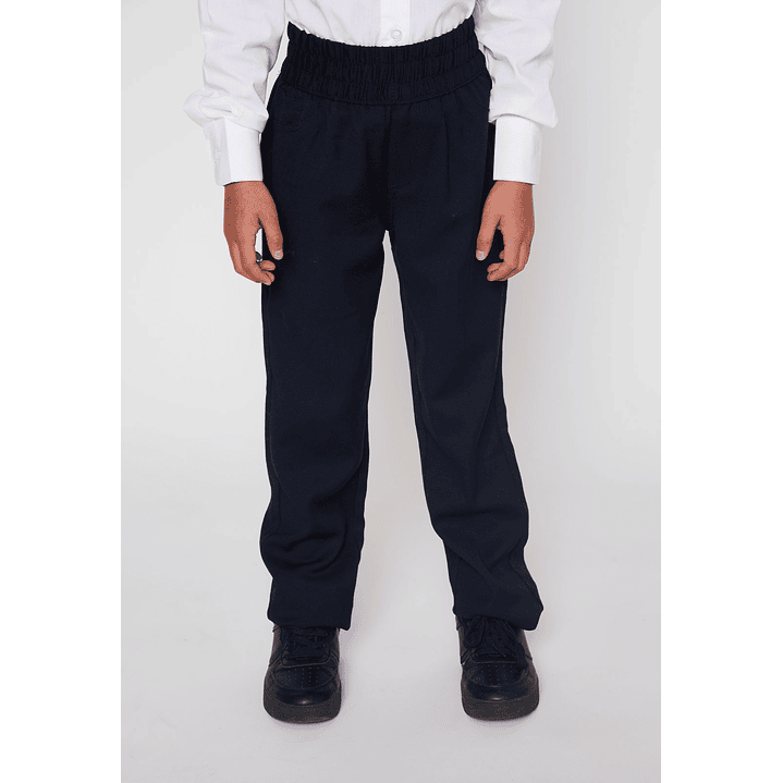 Pantalón Niña Básico Escolar Azul Familyshop 2