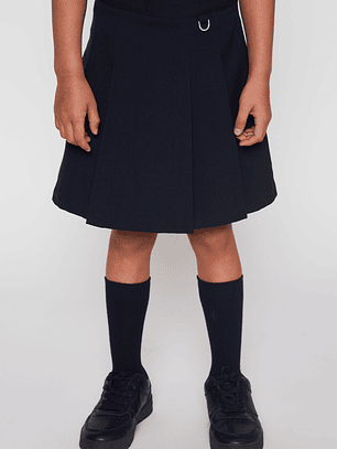 Falda Niña Escolar Azul Familyshop