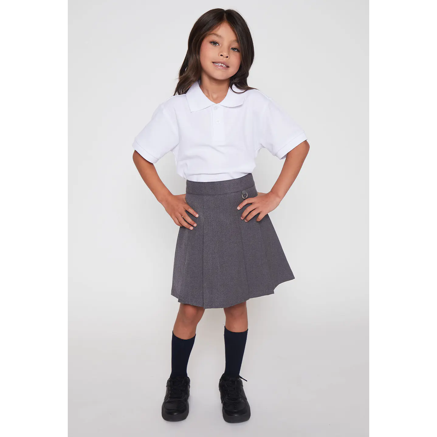 Falda Niña Escolar Gris Familyshop 2