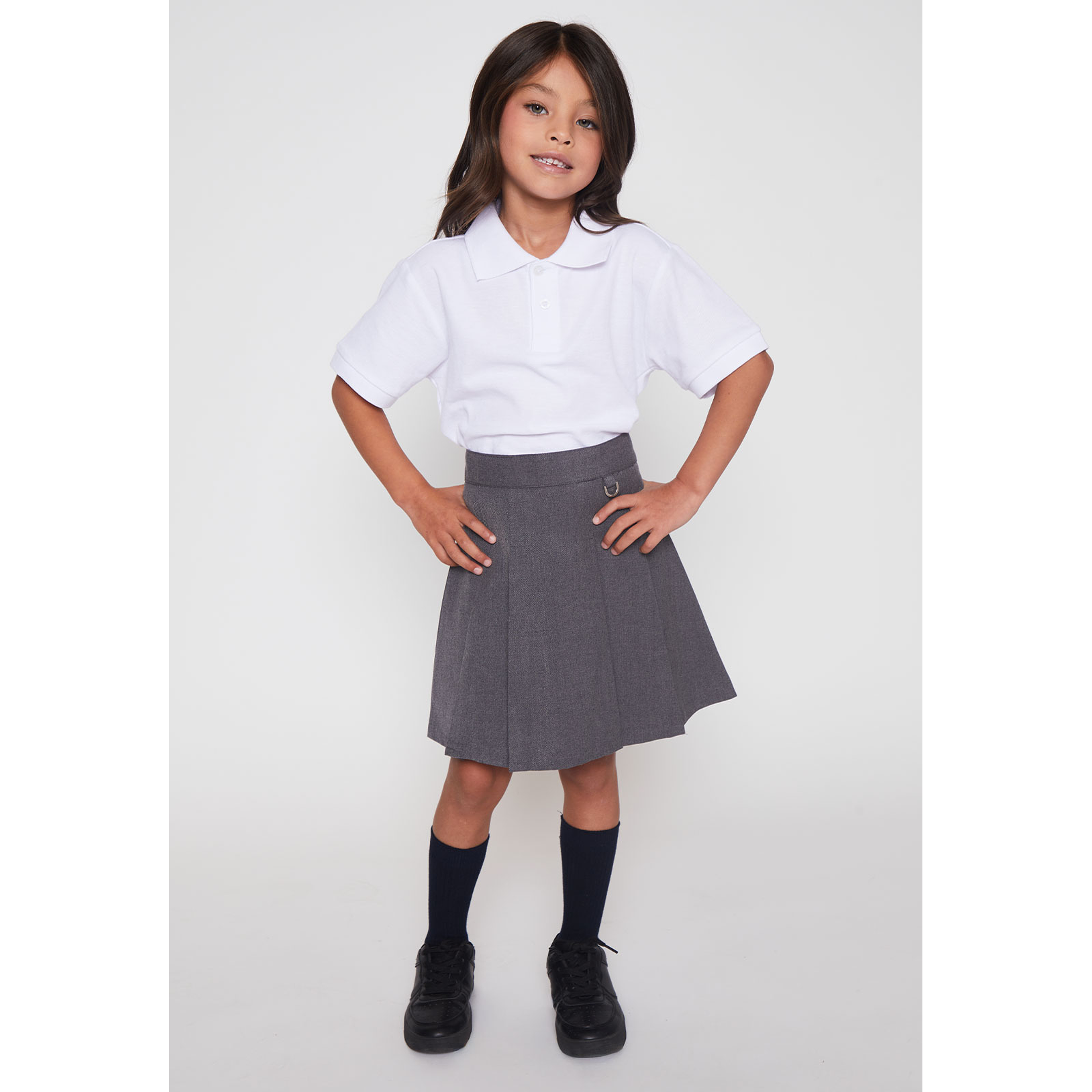 Falda Niña Escolar Gris Familyshop 2