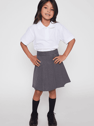 Falda Niña Escolar Gris Familyshop