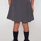 Falda Niña Escolar Gris Familyshop - Miniatura 3