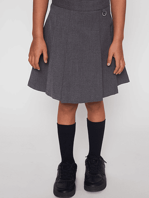 Falda Niña Escolar Gris Familyshop