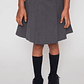 Falda Niña Escolar Gris Familyshop - Miniatura 1