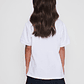 Polera Unisex Escolar Pique Blanca Tallas 6 a 16 Familyshop - Miniatura 6