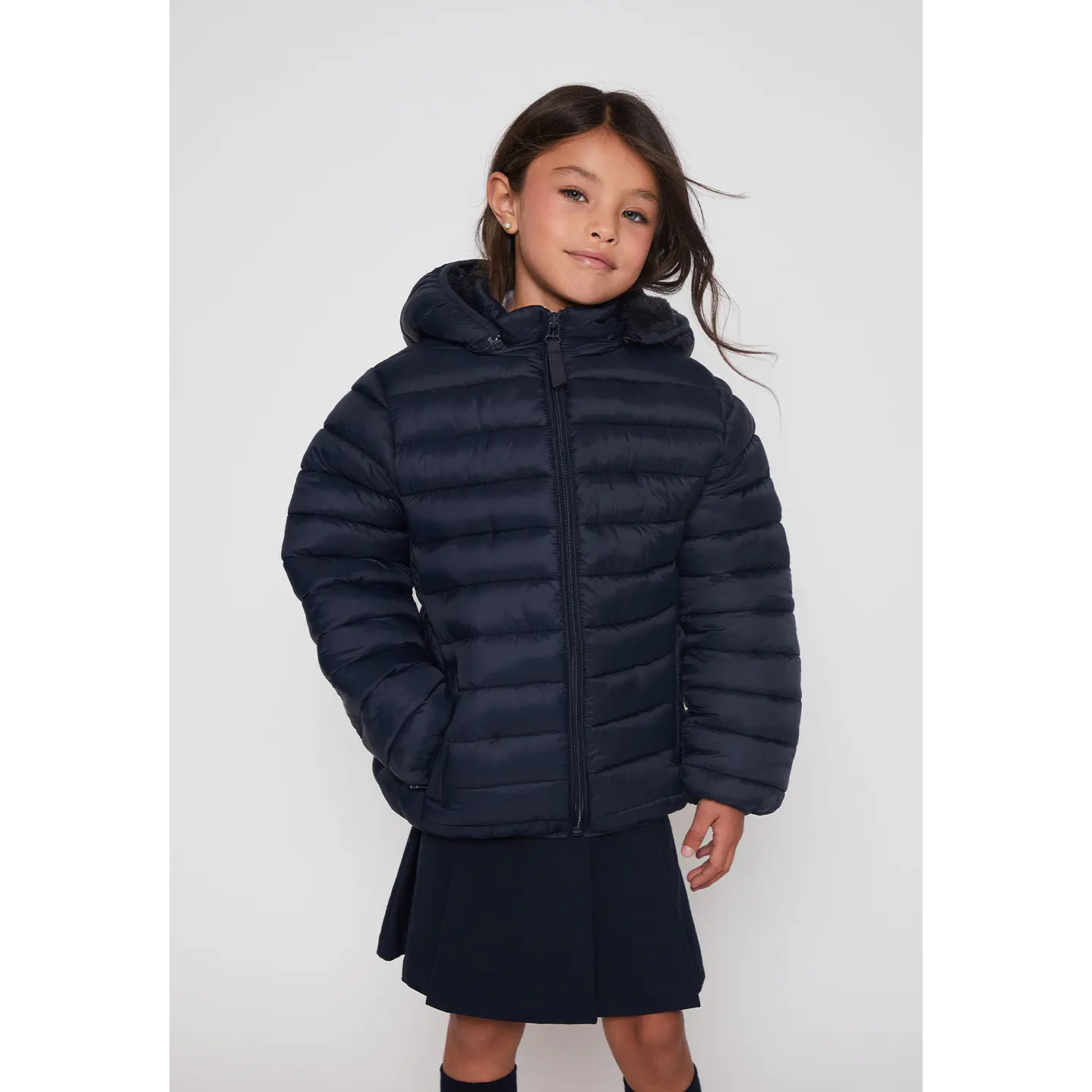 Parka Unisex Peludo Escolar Talla 6 a 16 Familyshop 2