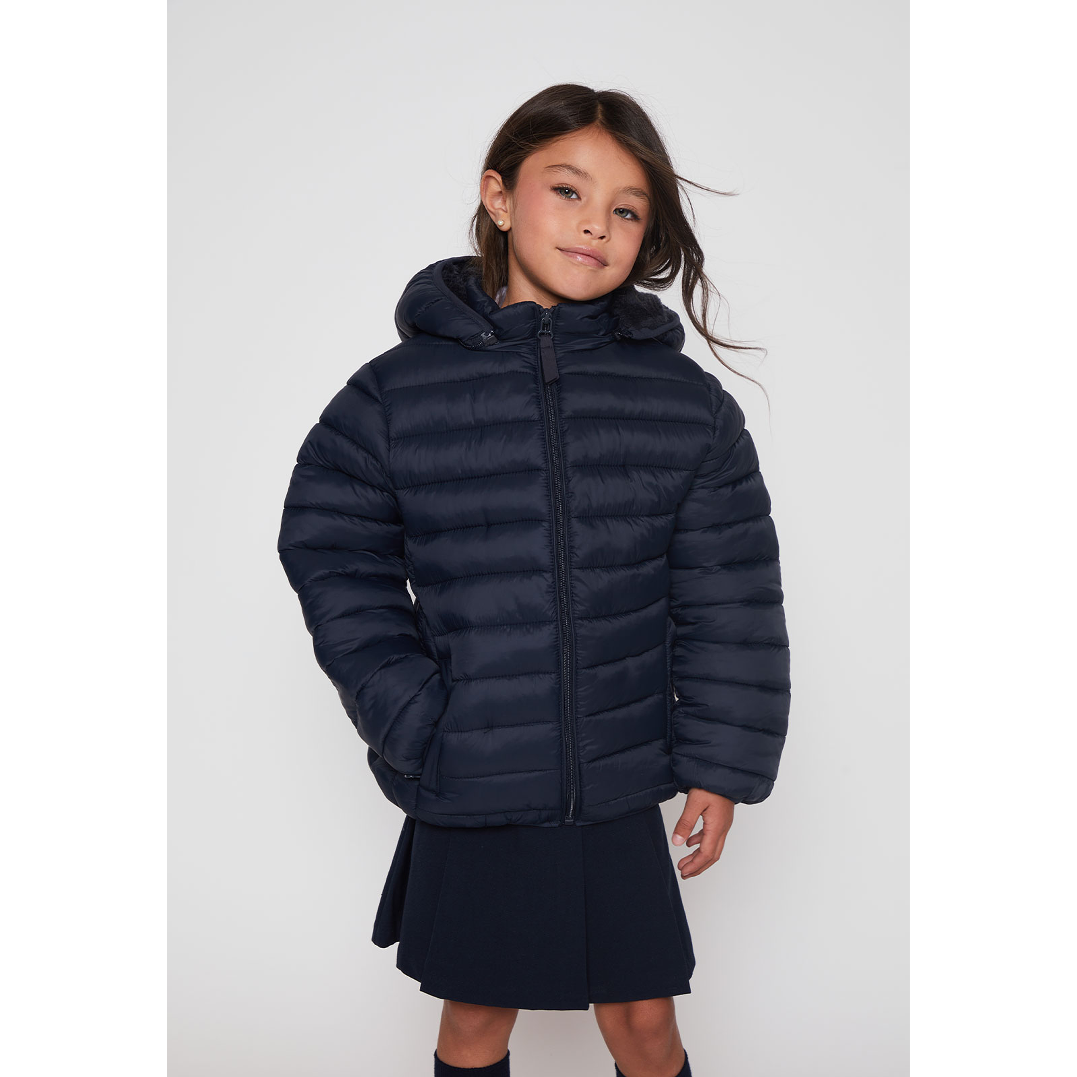 Parka Unisex Peludo Escolar Talla 6 a 16 Familyshop 2